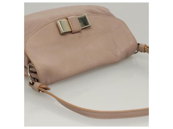 Chloé Borsa a mano in pelle Chloe Elsie 2 vie rosa Auth BA864 - vista 6
