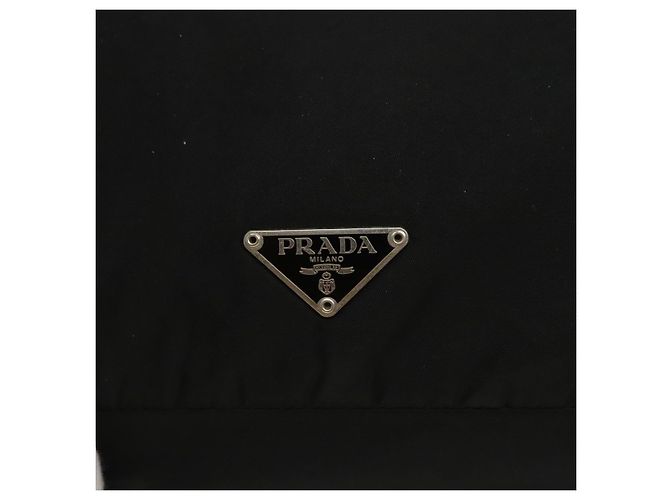 PRADA Schultertasche Nylon Schwarz Auth ep7984 - Ansicht 18