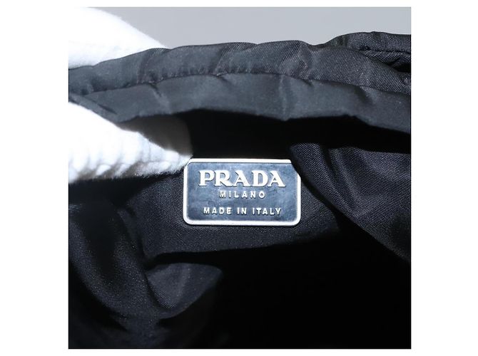 PRADA Schultertasche Nylon Schwarz Auth ep7984 - Ansicht 19