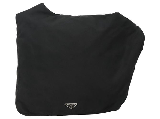 PRADA Schultertasche Nylon Schwarz Auth ep7984 - Ansicht 2