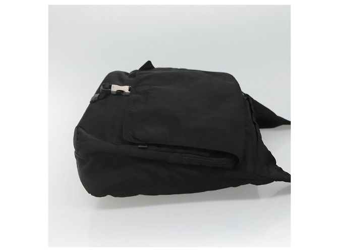 PRADA Schultertasche Nylon Schwarz Auth ep7984 - Ansicht 3