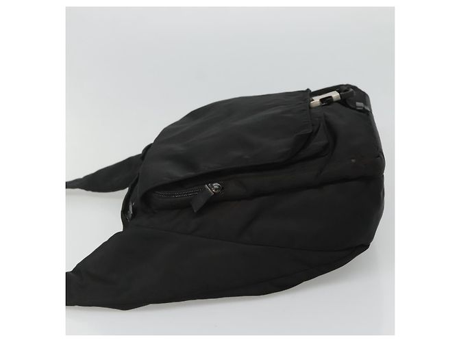 PRADA Schultertasche Nylon Schwarz Auth ep7984 - Ansicht 4