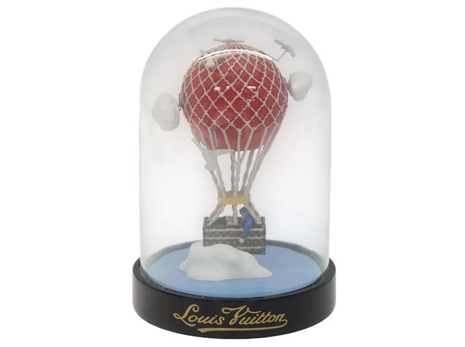 LOUIS VUITTON Snow Globe Balloon VIP Only Clear Red LV Auth BD1883 - view 2