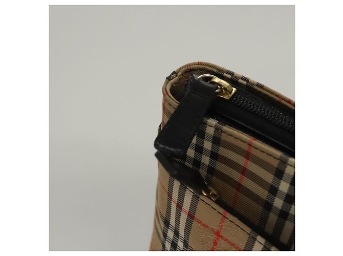 Autre Marque Burberrys Nova Check Handtasche aus Canvas Beige Auth sw208 - Ansicht 11