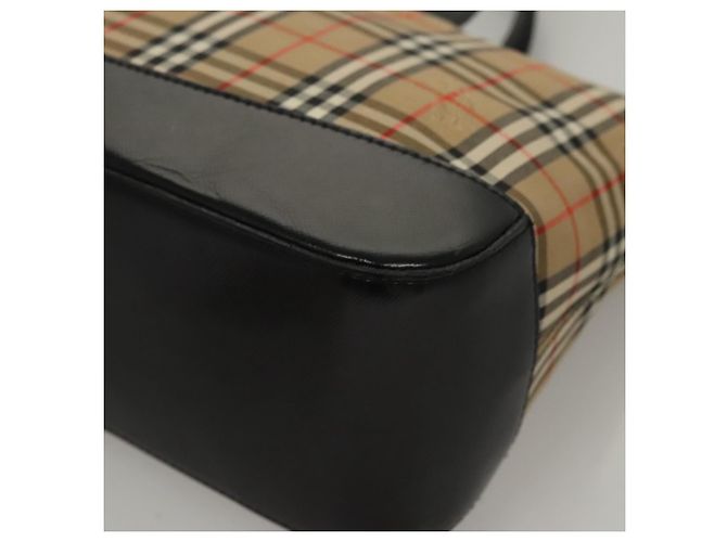 Autre Marque Burberrys Nova Check Handtasche aus Canvas Beige Auth sw208 - Ansicht 14