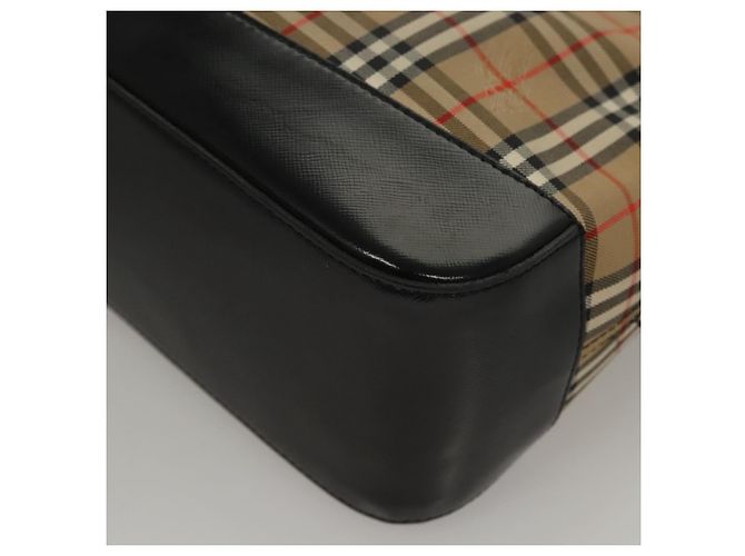Autre Marque Burberrys Nova Check Handtasche aus Canvas Beige Auth sw208 - Ansicht 16