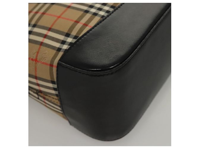 Autre Marque Burberrys Nova Check Handtasche aus Canvas Beige Auth sw208 - Ansicht 9