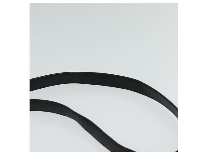 Borsa a spalla in tela nera Auth BA873 di SAINT LAURENT Nero - vista 8