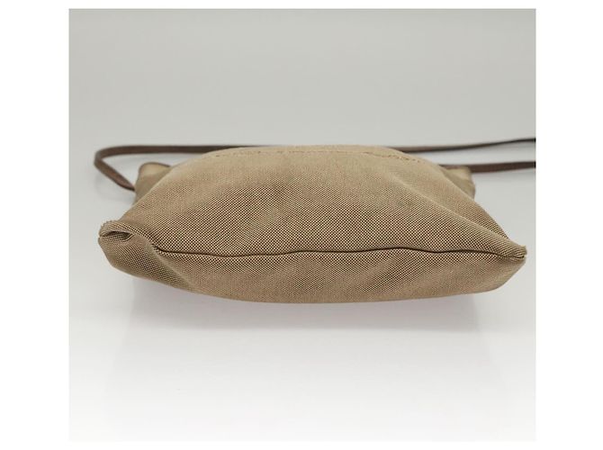 Borsa a spalla PRADA in tela beige Auth hk2410 - vista 5