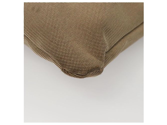 Borsa a spalla PRADA in tela beige Auth hk2410 - vista 9
