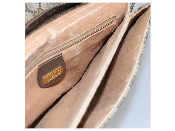 Bolsa de Ombro GUCCI GG Supreme PVC Bege 004 904 0671 Auth BA927 - vista 20