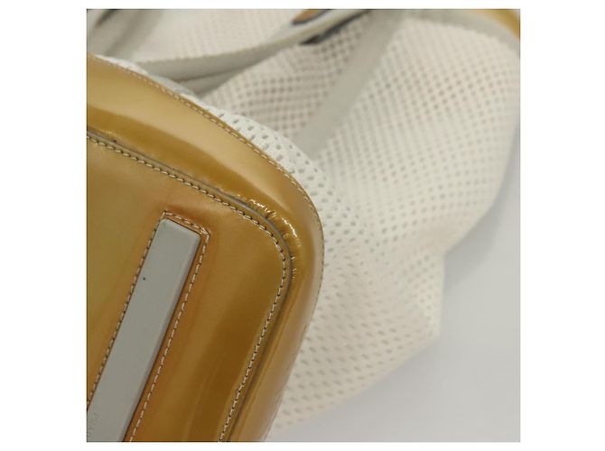 PRADA Shoulder Bag Nylon White Silver Auth hk2408 Silvery - view 16