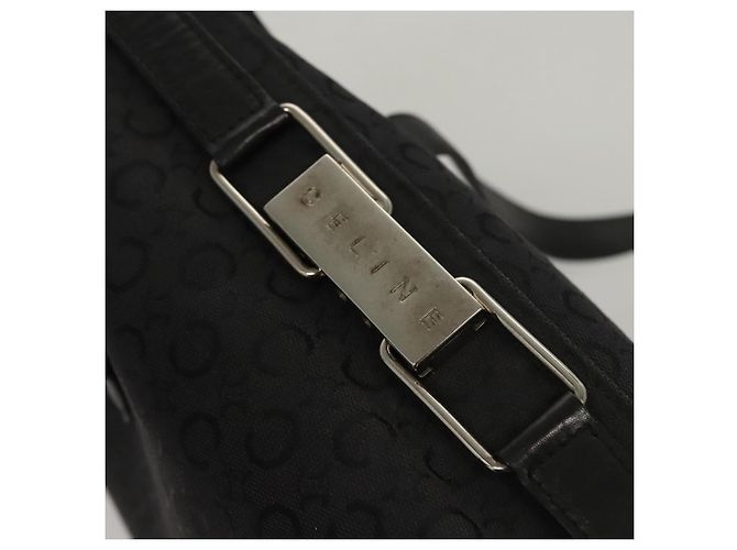 Céline Borsa a mano in tela Macadam Celine C nera Auth sw212 Nero - vista 10