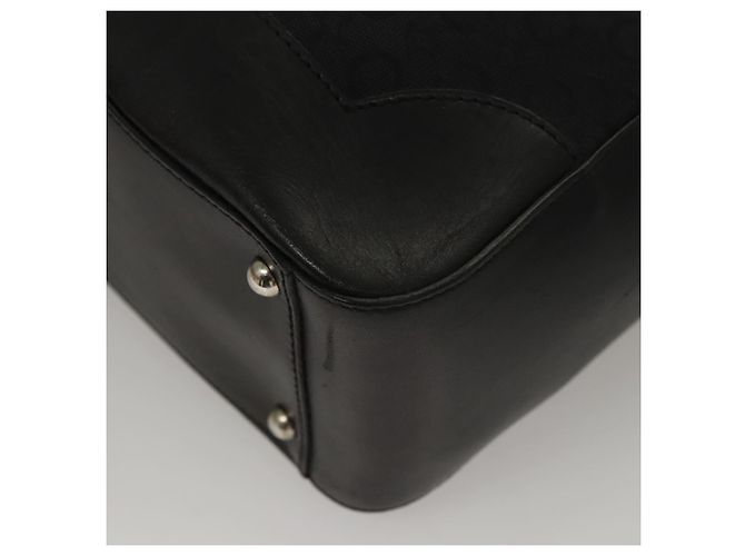 Céline Borsa a mano in tela Macadam Celine C nera Auth sw212 Nero - vista 16