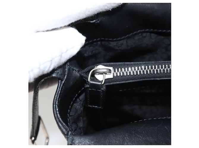 Céline Borsa a mano in tela Macadam Celine C nera Auth sw212 Nero - vista 23