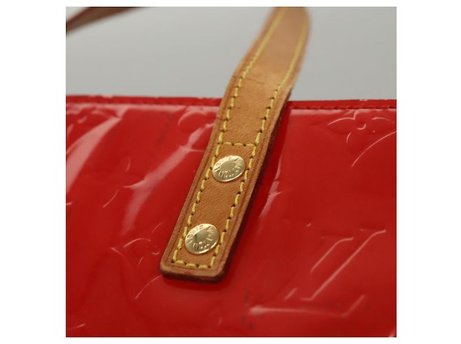 LOUIS VUITTON Monogram Vernis Reade MM Bolsa de Mano Roja M91086 LV Auth bs23730 - vista 10