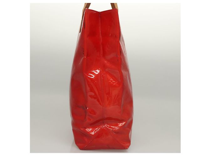 LOUIS VUITTON Monogram Vernis Reade MM Bolsa de Mano Roja M91086 LV Auth bs23730 - vista 5