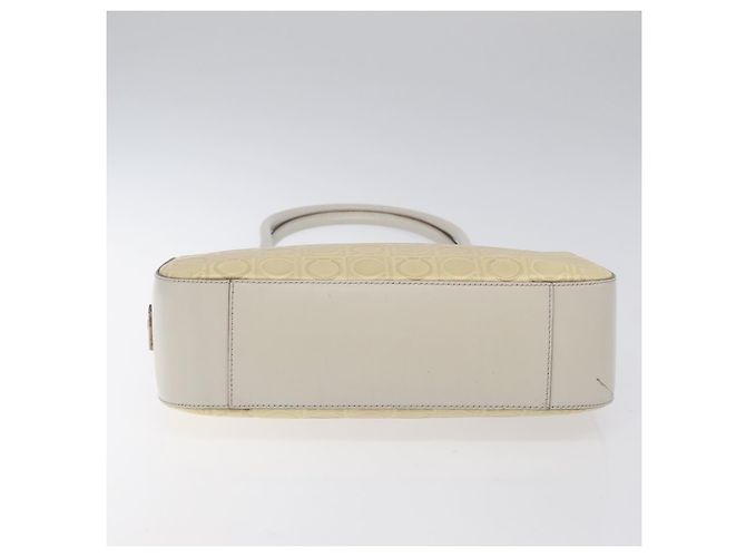 Borsa a spalla in pelle beige Salvatore Ferragamo Auth ac3690 - vista 5