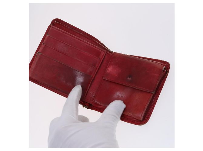 LOUIS VUITTON Portafoglio Epi 4Set Verde Rosso Giallo LV Auth BA640 - vista 15