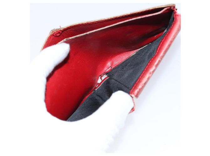 LOUIS VUITTON Portafoglio Epi 4Set Verde Rosso Giallo LV Auth BA640 - vista 16