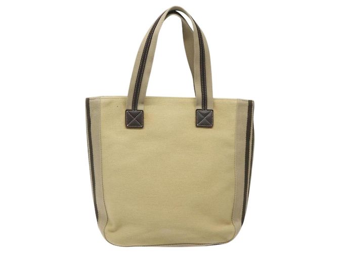 BURBERRY Tote Bag Canvas Beige Auth ti2950 - view 2