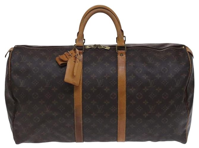 LOUIS VUITTON Monogram Keepall 55 Borsa Boston M41424 LV Auth EC541 Monogramma - vista 13