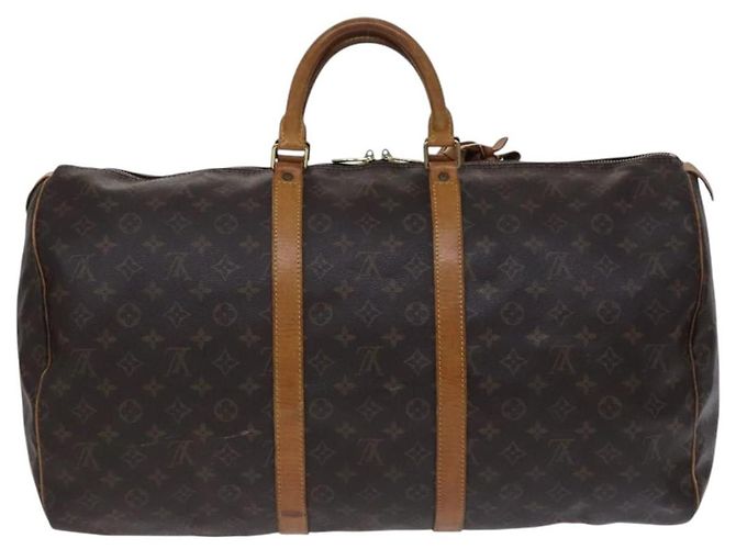 LOUIS VUITTON Monogram Keepall 55 Borsa Boston M41424 LV Auth EC541 Monogramma - vista 2