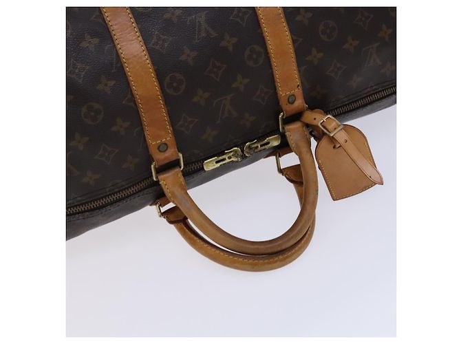 LOUIS VUITTON Monogram Keepall 55 Borsa Boston M41424 LV Auth EC541 Monogramma - vista 7
