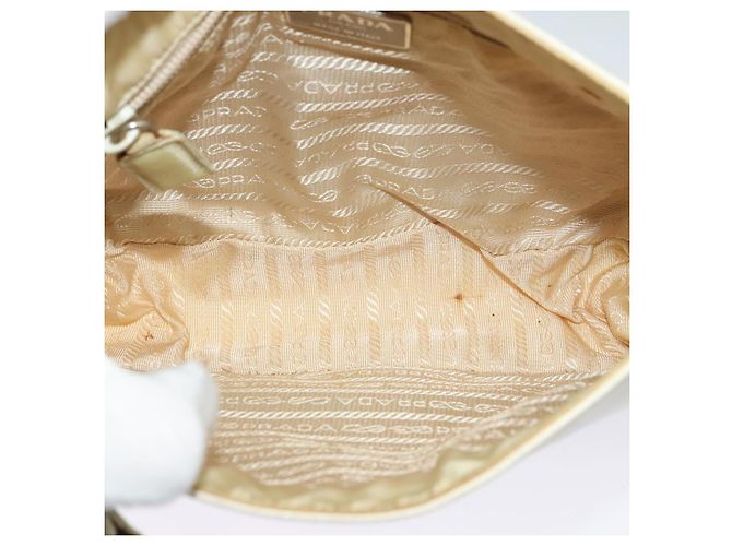Borsa a Spalla PRADA in Pelle Beige Auth bs23766 - vista 10