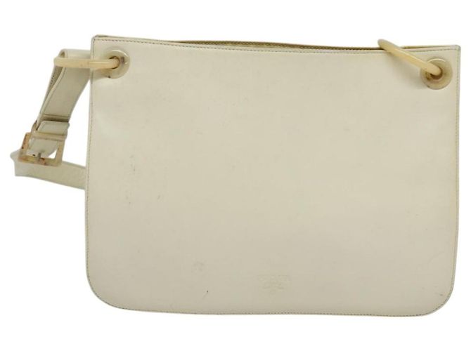 Borsa a Spalla PRADA in Pelle Beige Auth bs23766 - vista 13
