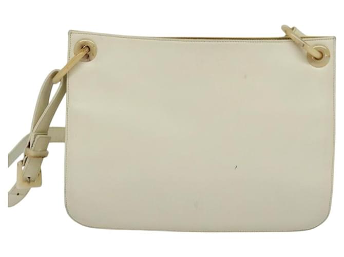 Borsa a Spalla PRADA in Pelle Beige Auth bs23766 - vista 2