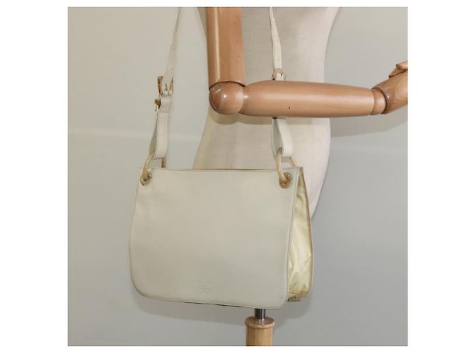 Borsa a Spalla PRADA in Pelle Beige Auth bs23766 - vista 20