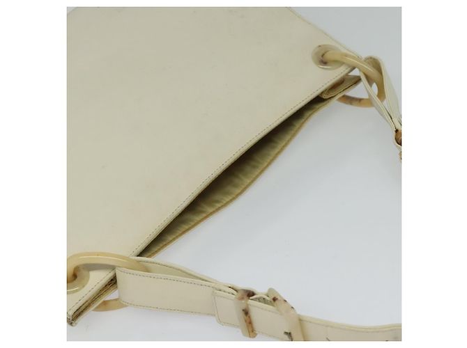 Borsa a Spalla PRADA in Pelle Beige Auth bs23766 - vista 6
