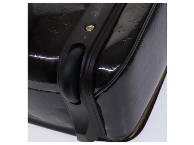LOUIS VUITTON Valigia Pegas 45 Monogram Vernis Amarante M91277 LV Auth MY187 Bordò - vista 18