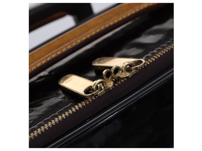 LOUIS VUITTON Valigia Pegas 45 Monogram Vernis Amarante M91277 LV Auth MY187 Bordò - vista 20