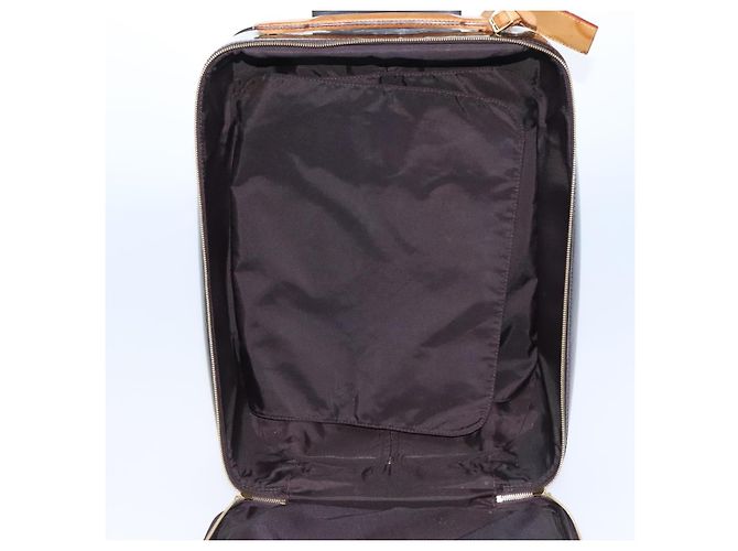 LOUIS VUITTON Valigia Pegas 45 Monogram Vernis Amarante M91277 LV Auth MY187 Bordò - vista 24