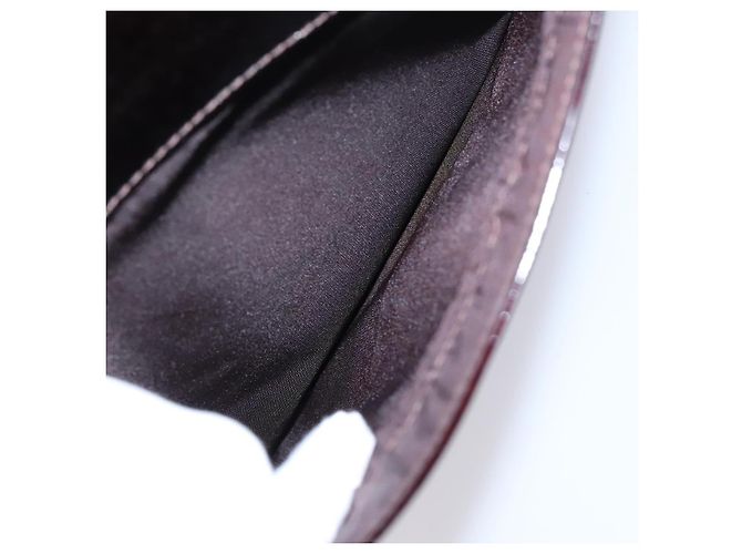 LOUIS VUITTON Valigia Pegas 45 Monogram Vernis Amarante M91277 LV Auth MY187 Bordò - vista 30
