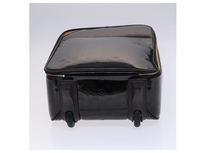 LOUIS VUITTON Valigia Pegas 45 Monogram Vernis Amarante M91277 LV Auth MY187 Bordò - vista 5