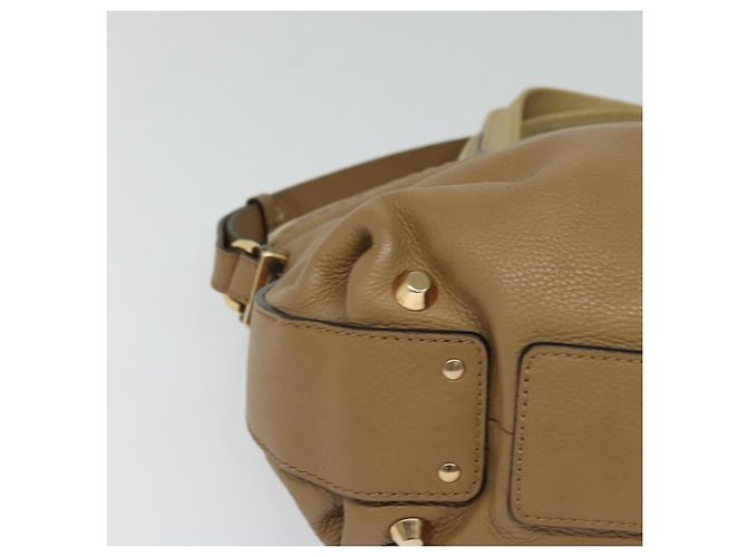 Chloé Borsa a mano in pelle Chloe Angie 2 vie marrone Auth sw210 - vista 9