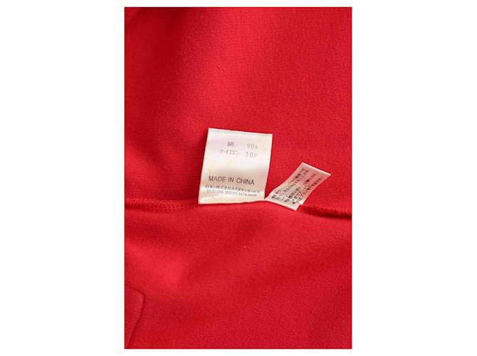 Courreges Mini falda de algodón roja - vista 6