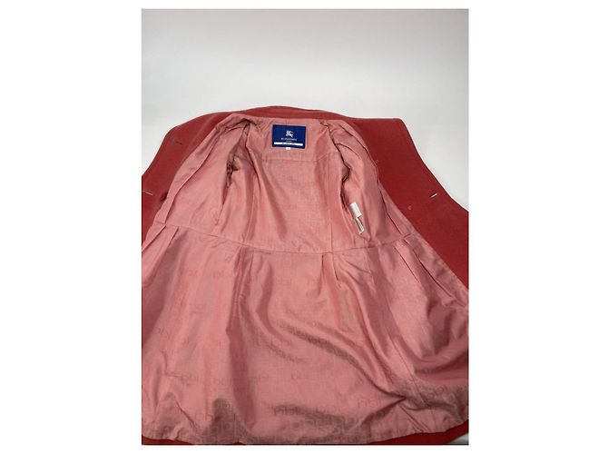Abrigo trench de lana roja Westminster de Burberry - vista 5