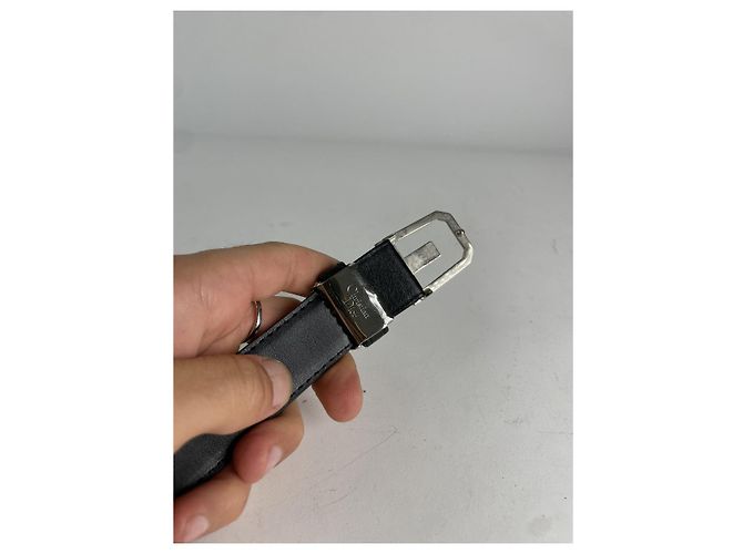 Dior 30 Montaigne schwarze Leder-Gürtel - Ansicht 3