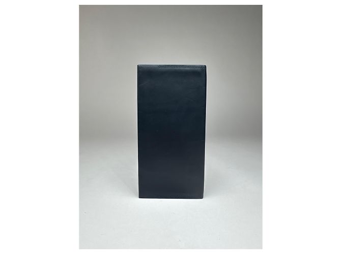 Vintage Givenchy Leather ID Holder Marine Navy blue - view 6