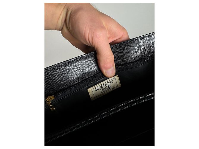 Vintage Givenchy 4G Leder Tasche Schwarz - Ansicht 3