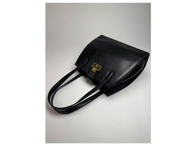 Vintage Givenchy 4G Leder Tasche Schwarz - Ansicht 7