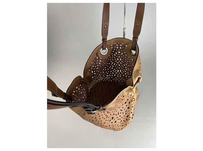 Sac à main en cuir vintage Marni marron - Ansicht 12