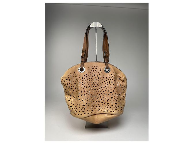 Sac à main en cuir vintage Marni marron - Ansicht 14