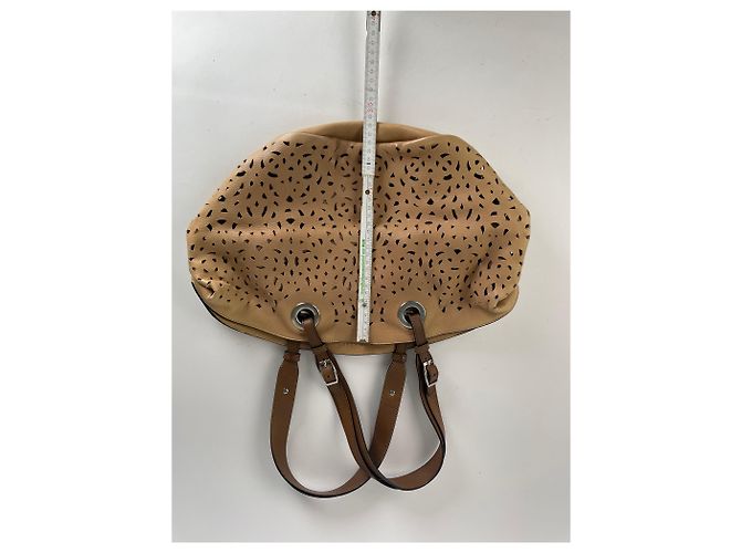 Sac à main en cuir vintage Marni marron - Ansicht 8