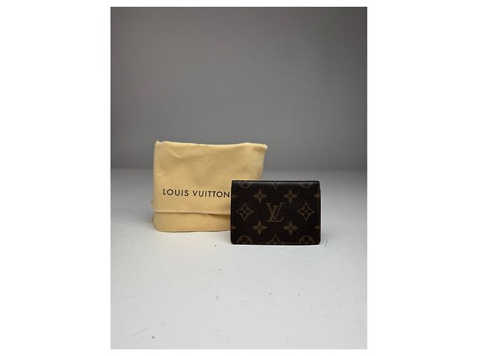 Vintage Louis Vuitton Monogram Card Holder Brown - view 4