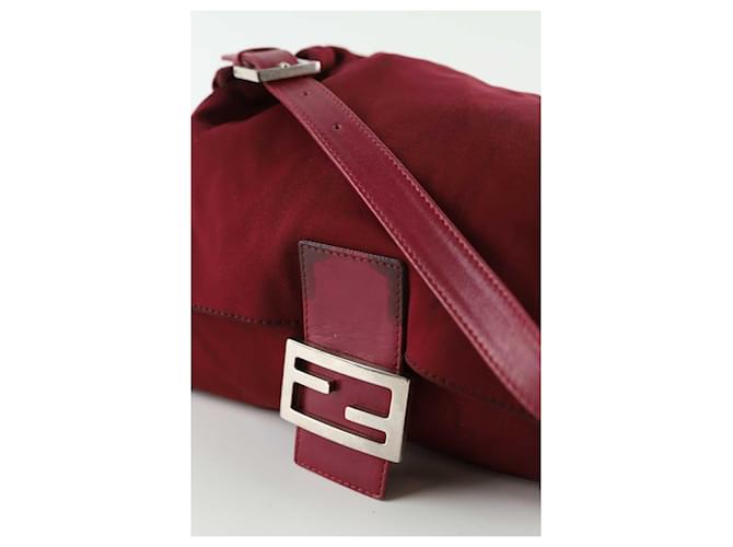 Fendi Borsa a spalla Mamma Baguette bordeaux Bordò - vista 2